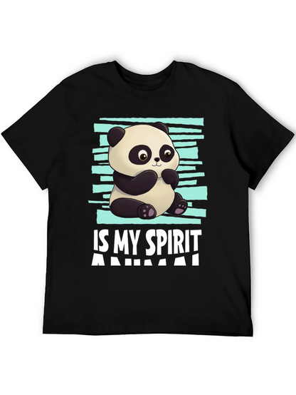 Panda Spirit Animal Graphic T-Shirt