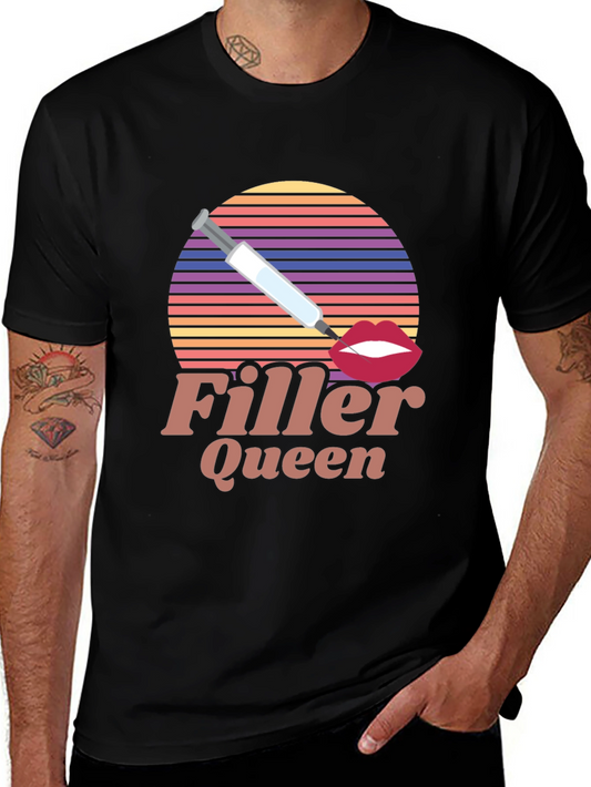 Filler Queen Graphic T-Shirt - Aesthetic Injector Tee