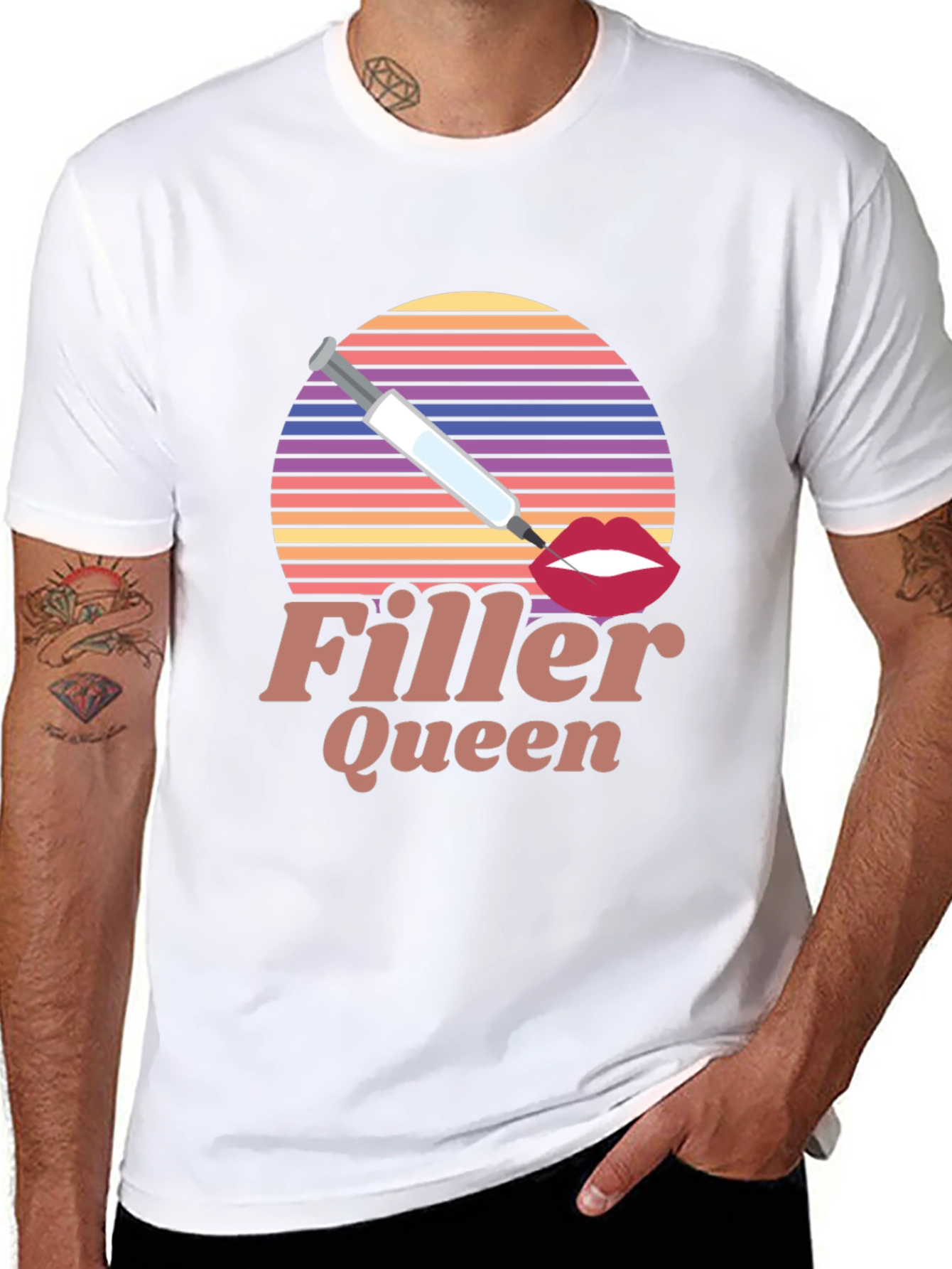 Filler Queen Graphic T-Shirt - Aesthetic Injector Tee