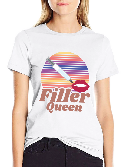 Filler Queen Graphic T-Shirt - Aesthetic Injector Tee