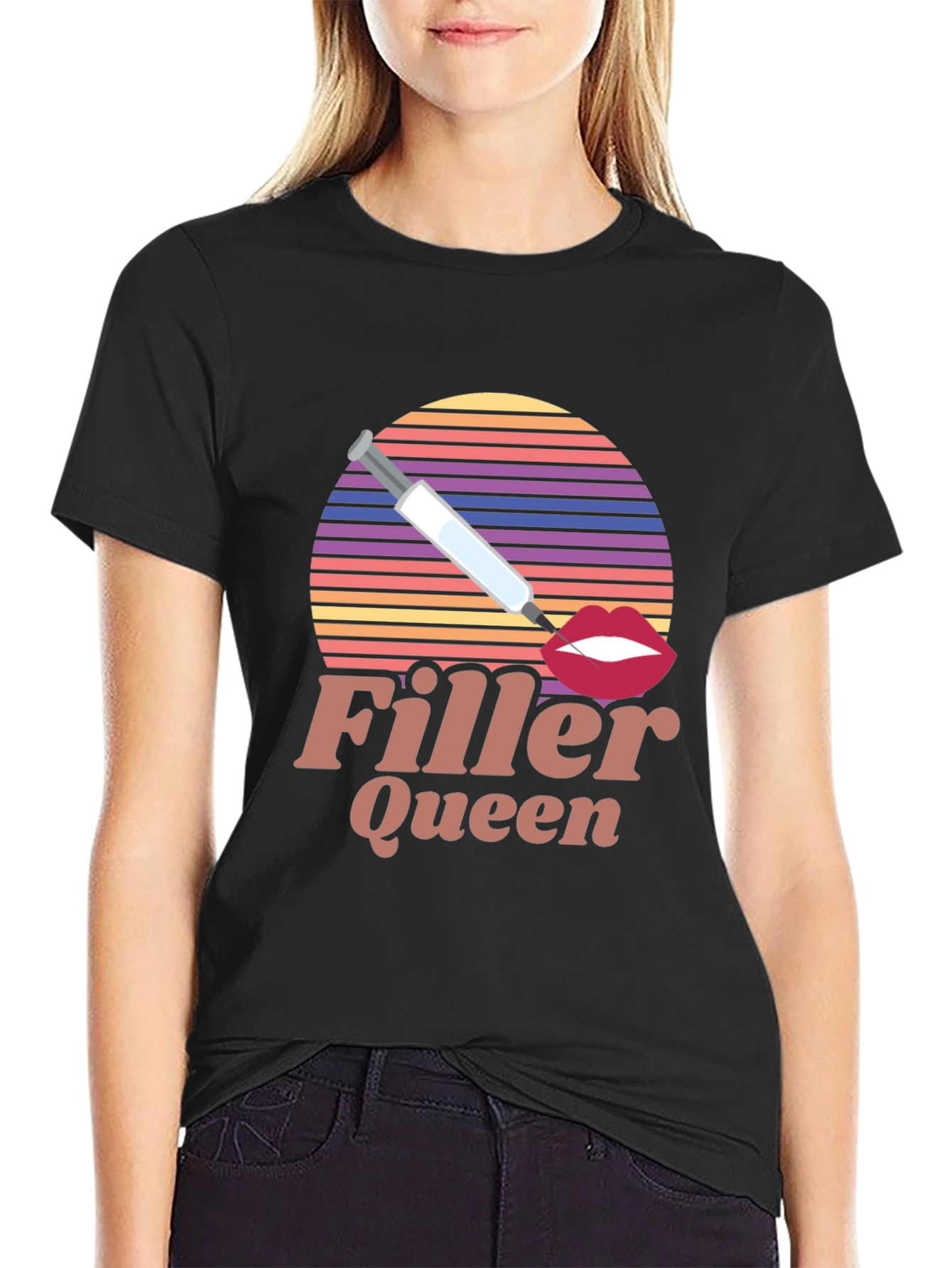 Filler Queen Graphic T-Shirt - Aesthetic Injector Tee