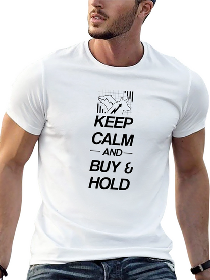 Keep Calm & Buy and Hold Black T-Shirt