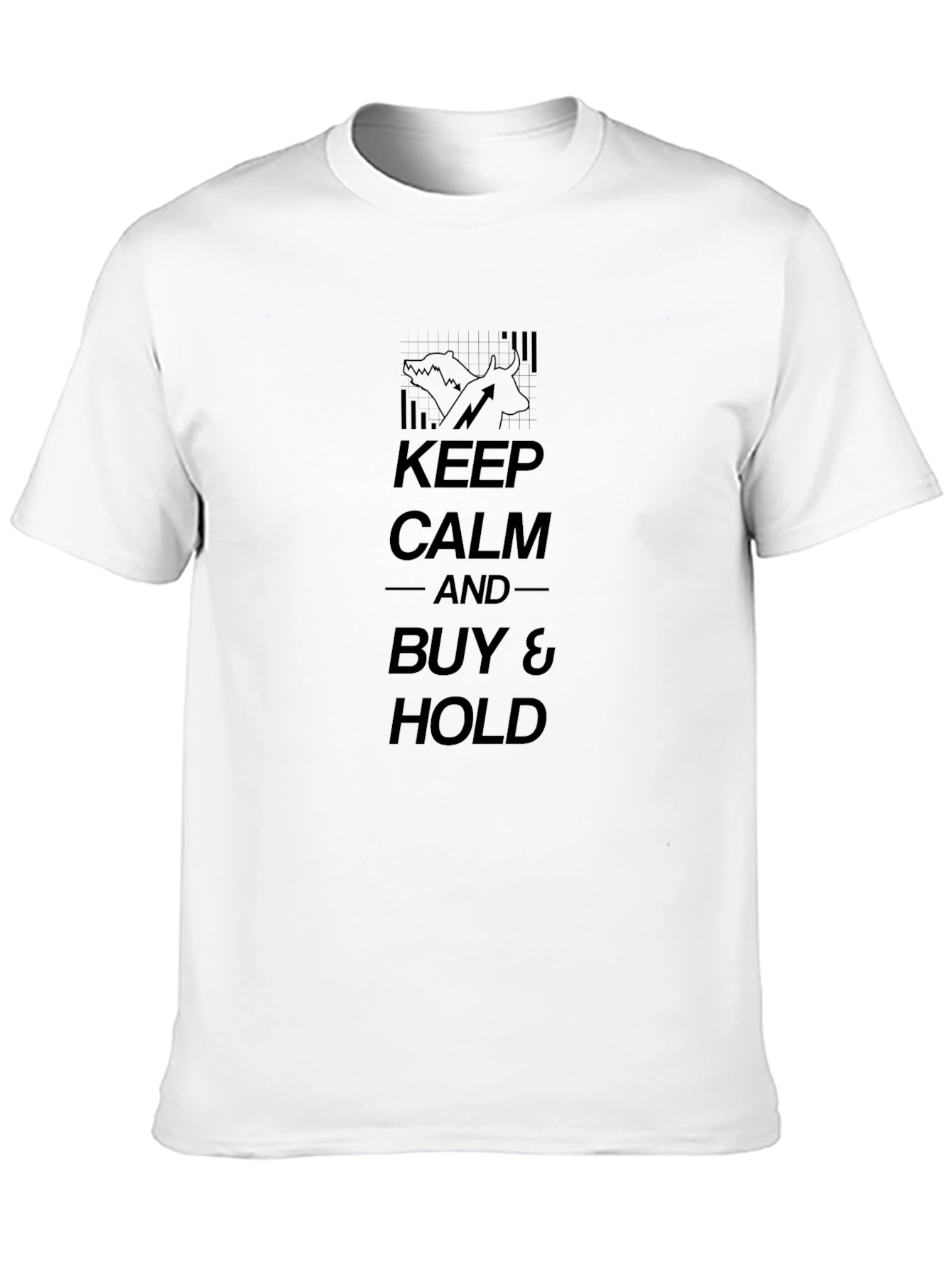 Keep Calm & Buy and Hold Black T-Shirt