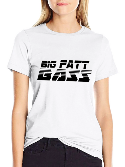 Big Fatt Bass T-Shirt - Classic Fit Black Tee