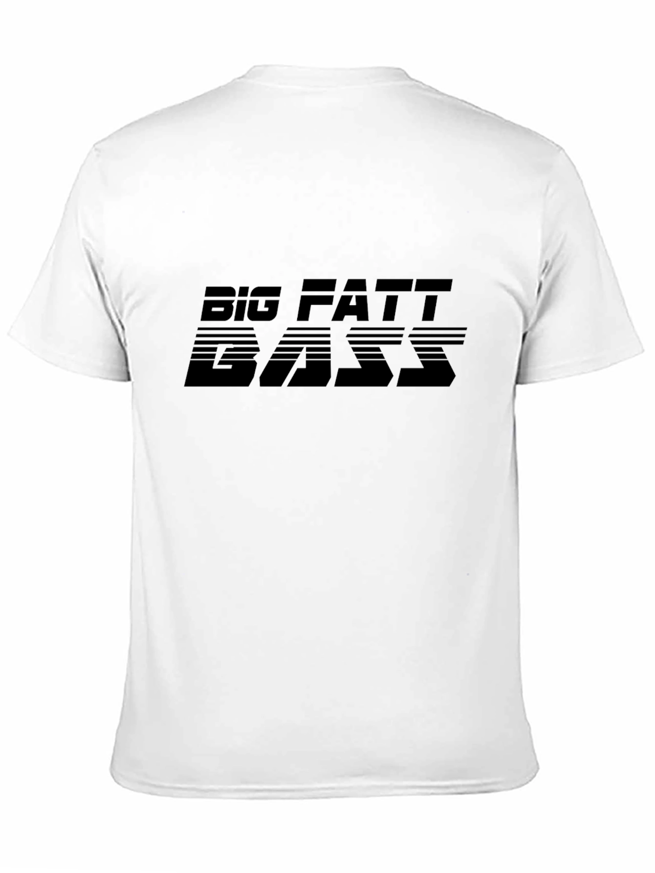 Big Fatt Bass T-Shirt - Classic Fit Black Tee