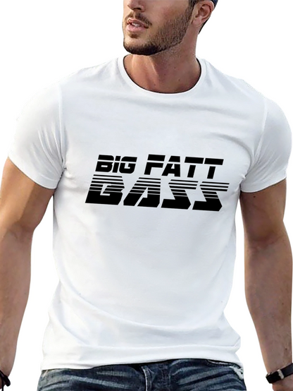 Big Fatt Bass T-Shirt - Classic Fit Black Tee