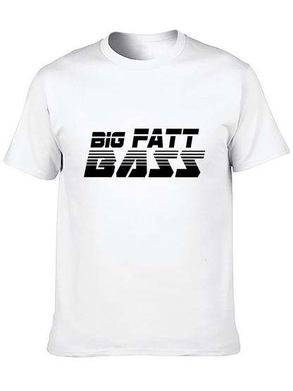 Big Fatt Bass T-Shirt - Classic Fit Black Tee