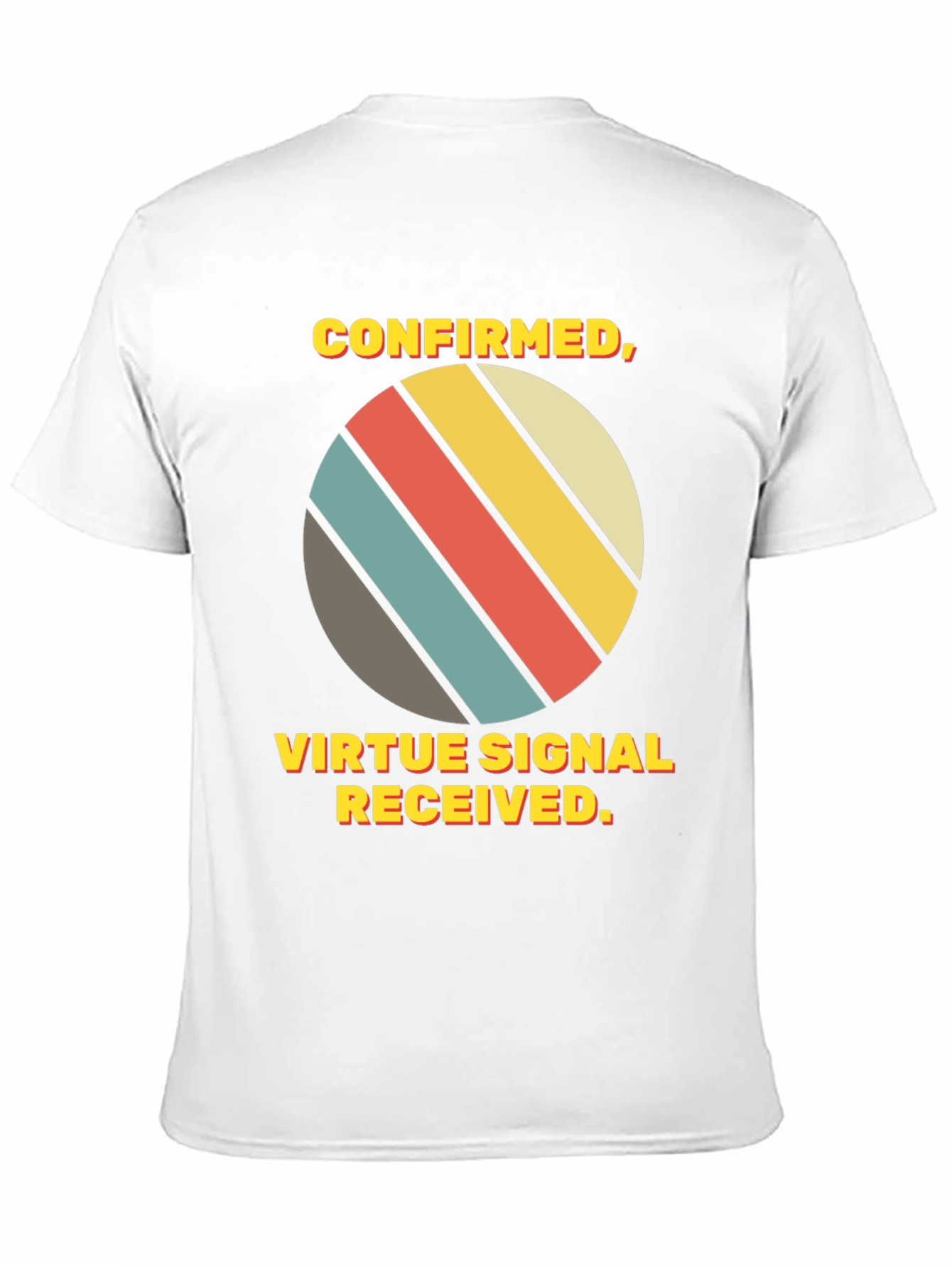 Virtue Signal Received T-Shirt - Retro Style
