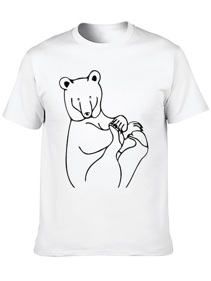 Bear Graphic Tee - Relaxed Fit