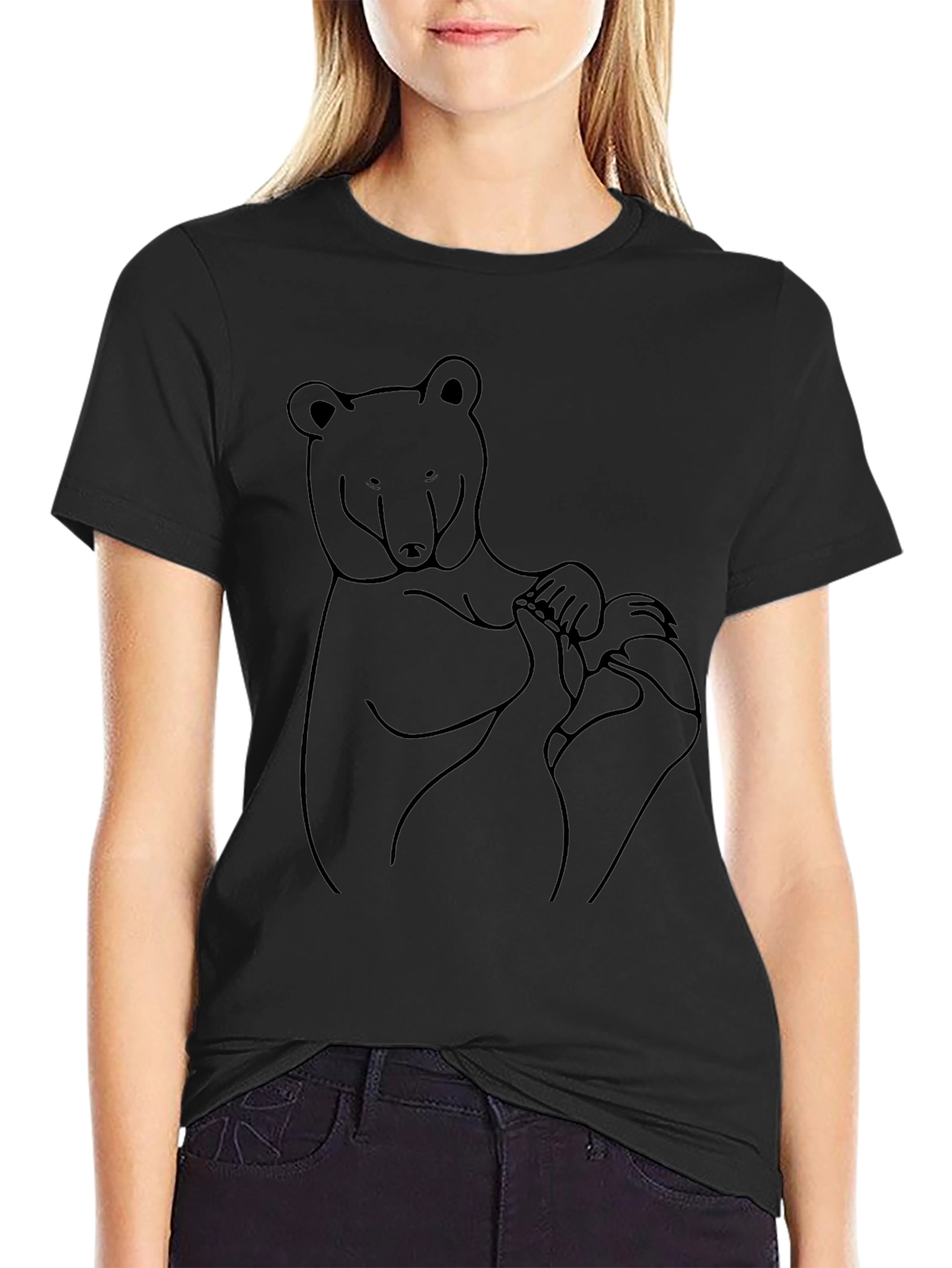 Bear Graphic Tee - Relaxed Fit
