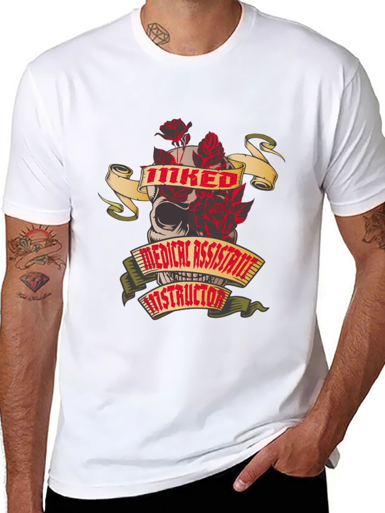 Inked Medical Assistant Instructor Black T-Shirt