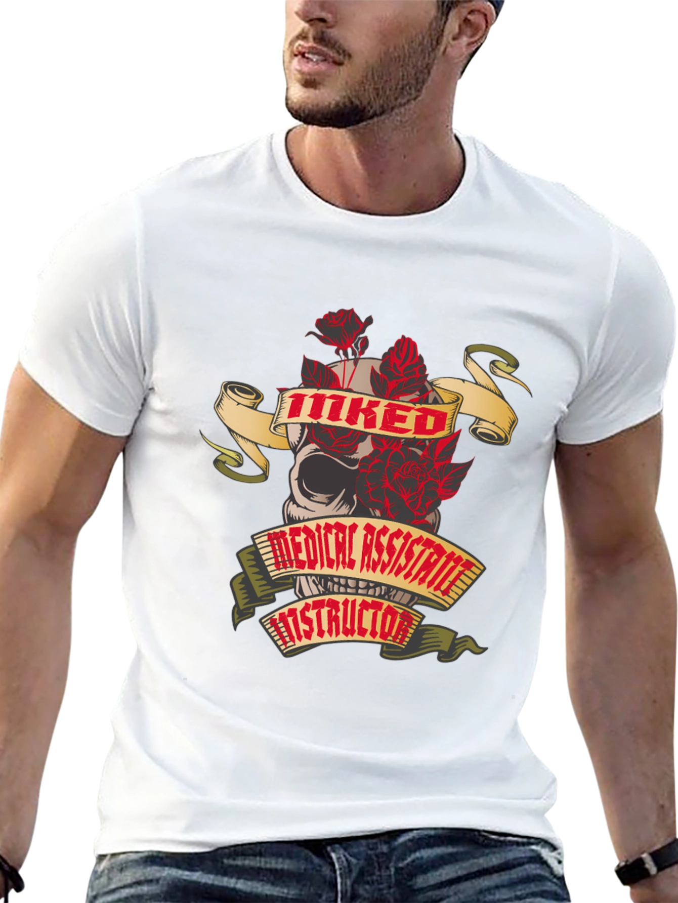 Inked Medical Assistant Instructor Black T-Shirt