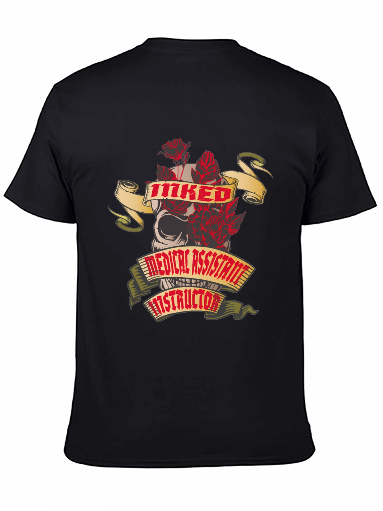 Inked Medical Assistant Instructor Black T-Shirt