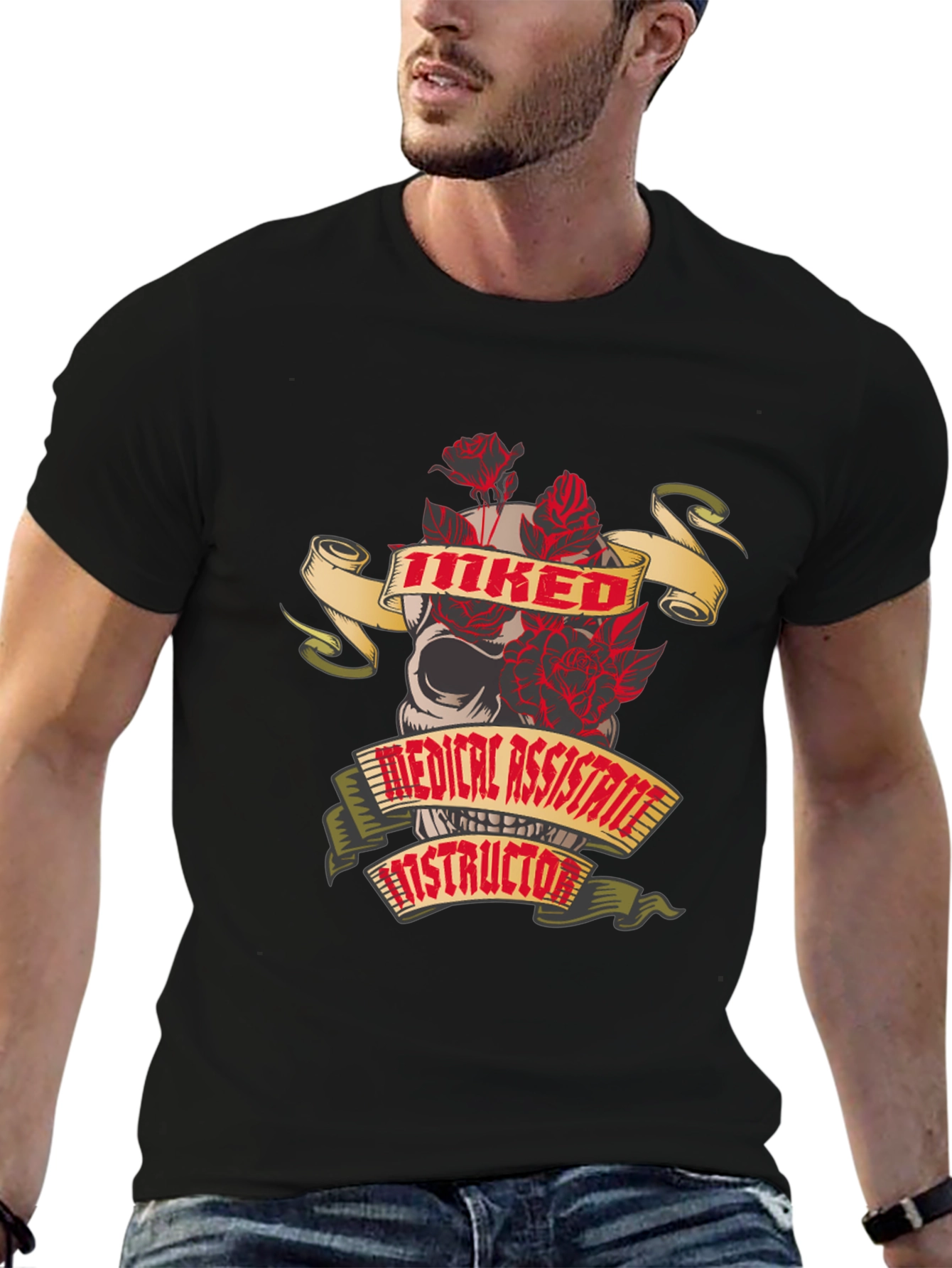 Inked Medical Assistant Instructor Black T-Shirt