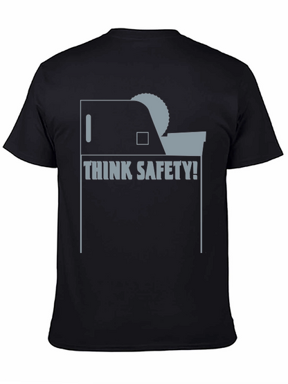 Think Safety T-Shirt - Funny Woodworking Tee