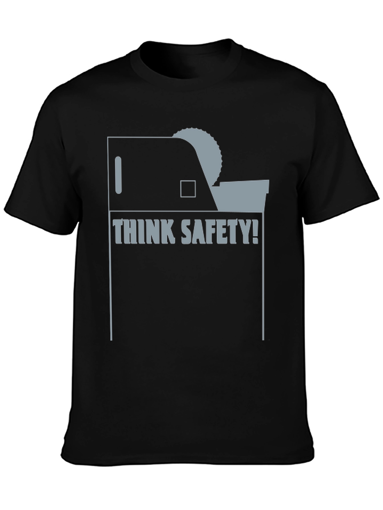Think Safety T-Shirt - Funny Woodworking Tee