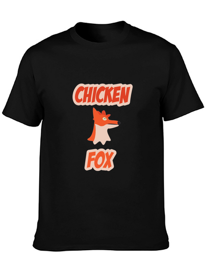 Chicken Fox Graphic Tee - Quirky & Fun Design