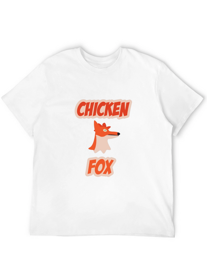 Chicken Fox Graphic Tee - Quirky & Fun Design