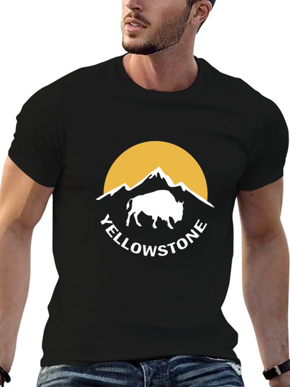 Yellowstone Buffalo Graphic Tee - Black