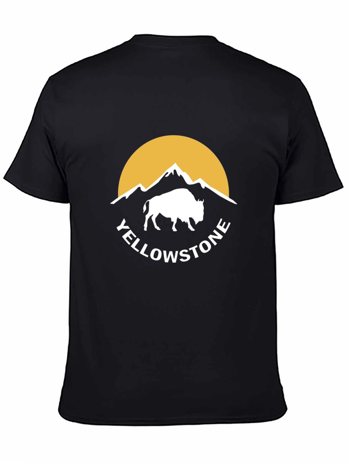 Yellowstone Buffalo Graphic Tee - Black