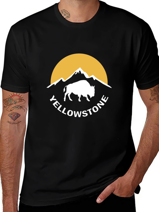Yellowstone Buffalo Graphic Tee - Black