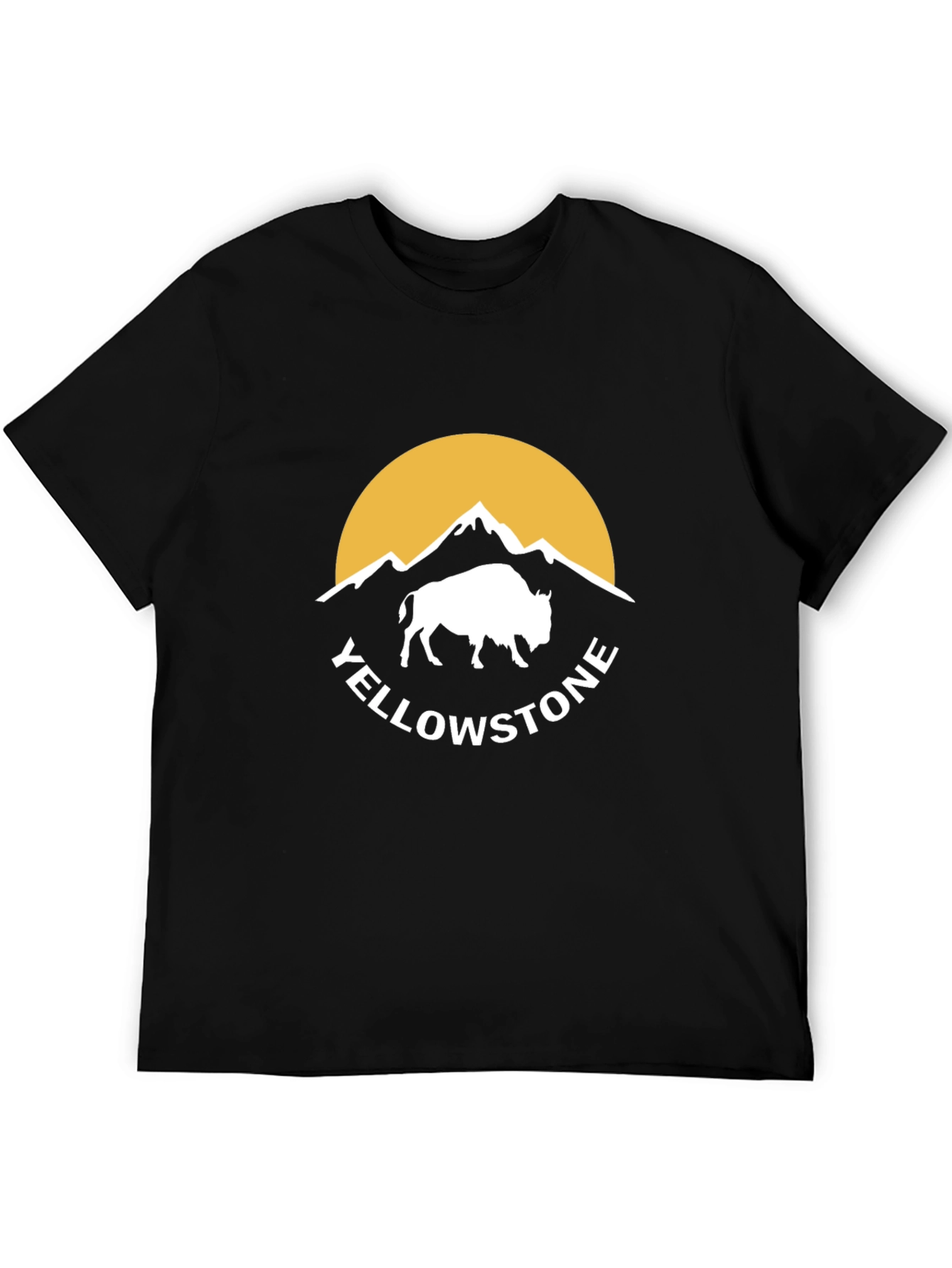 Yellowstone Buffalo Graphic Tee - Black