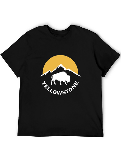 Yellowstone Buffalo Graphic Tee - Black