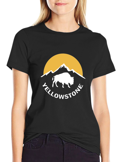 Yellowstone Buffalo Graphic Tee - Black