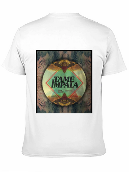 Tame Impala Black Cotton Graphic Tee