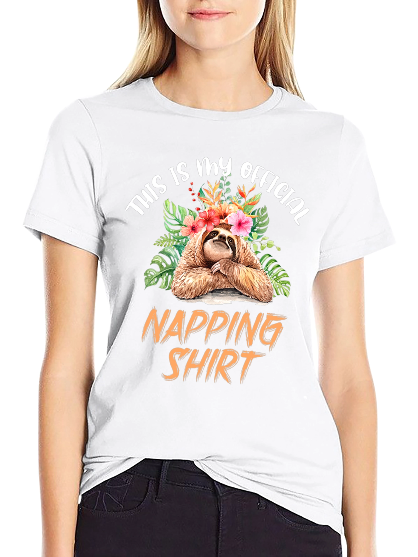 Sloth Napping Shirt - Funny Graphic Tee