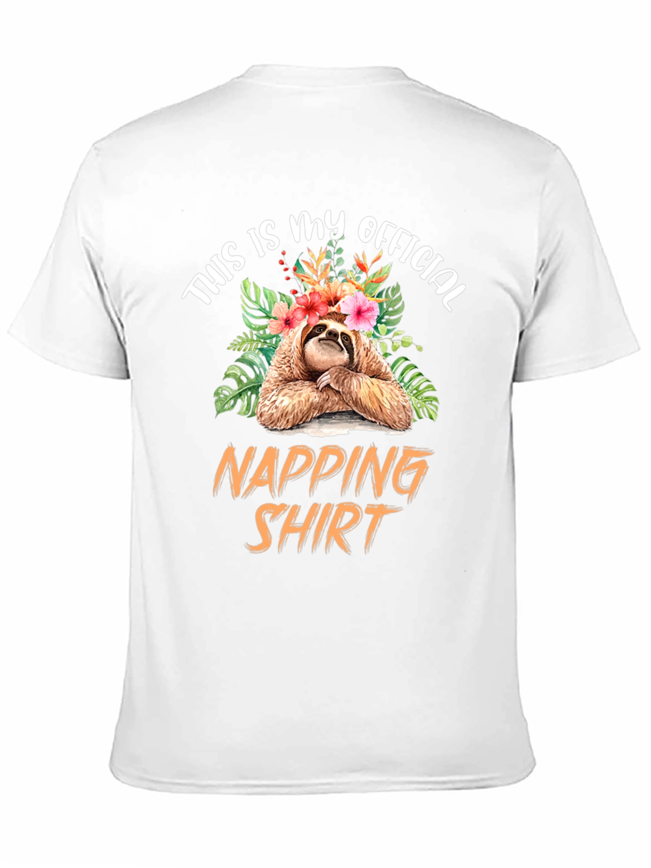 Sloth Napping Shirt - Funny Graphic Tee
