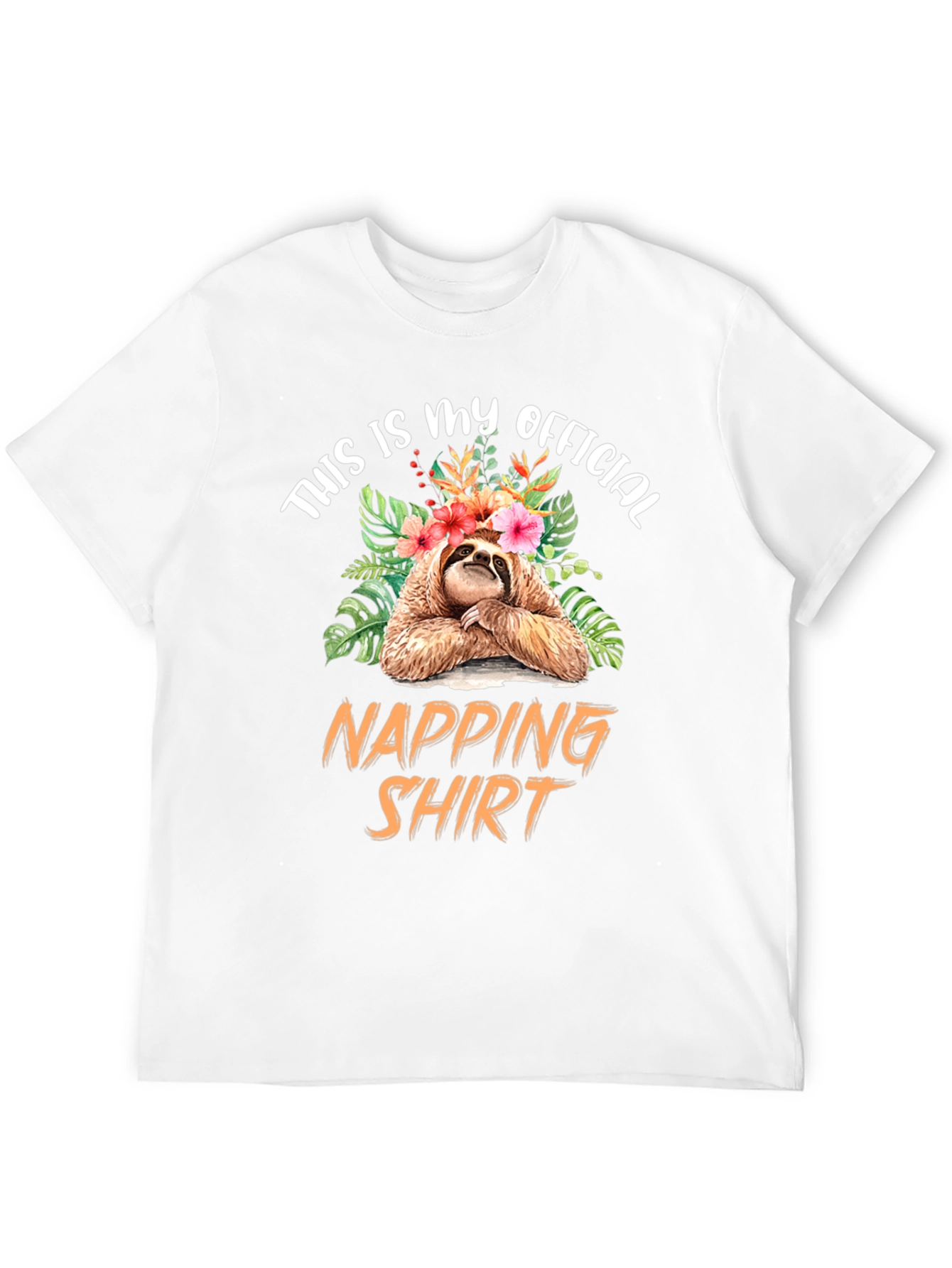 Sloth Napping Shirt - Funny Graphic Tee