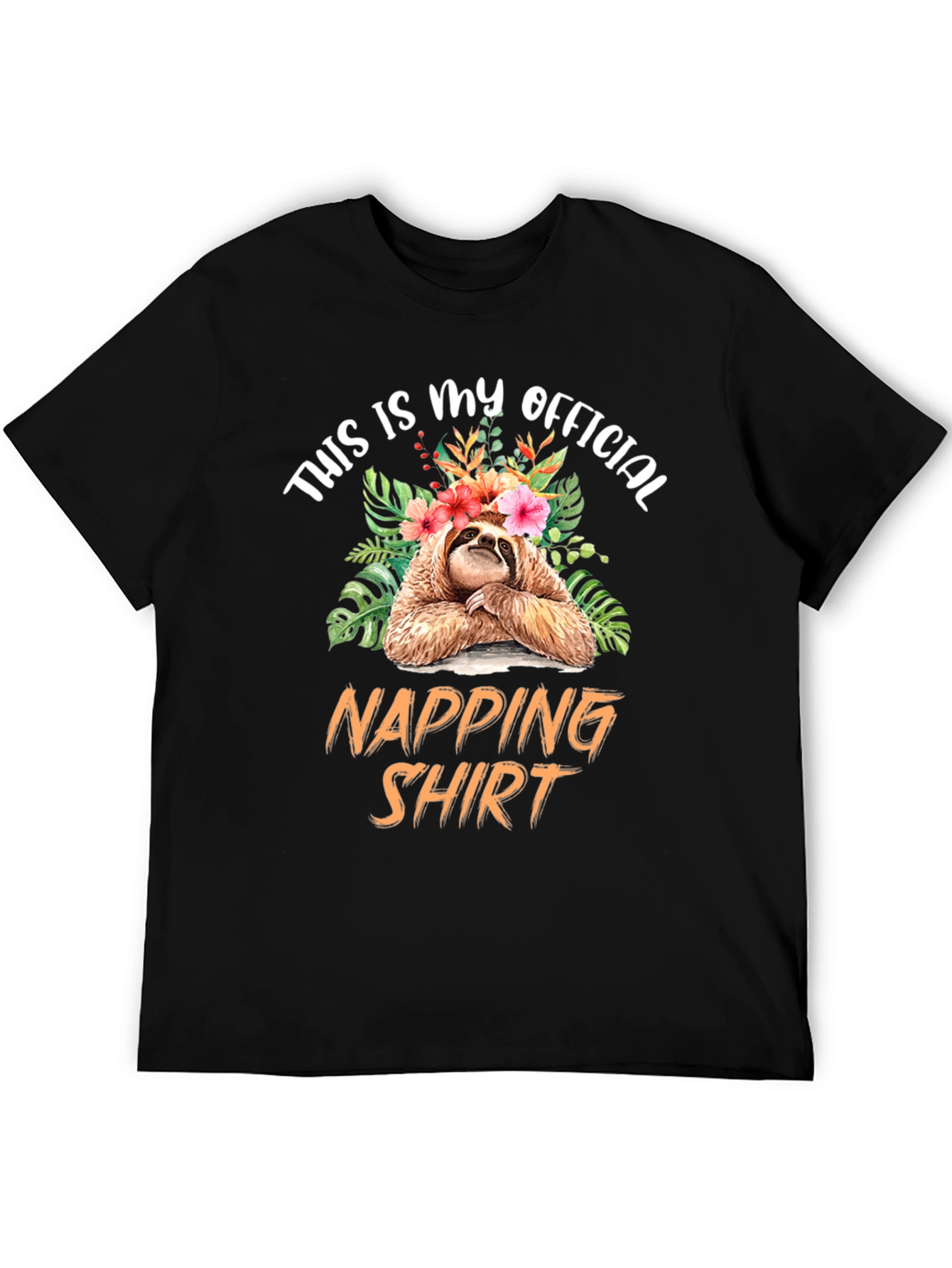 Sloth Napping Shirt - Funny Graphic Tee