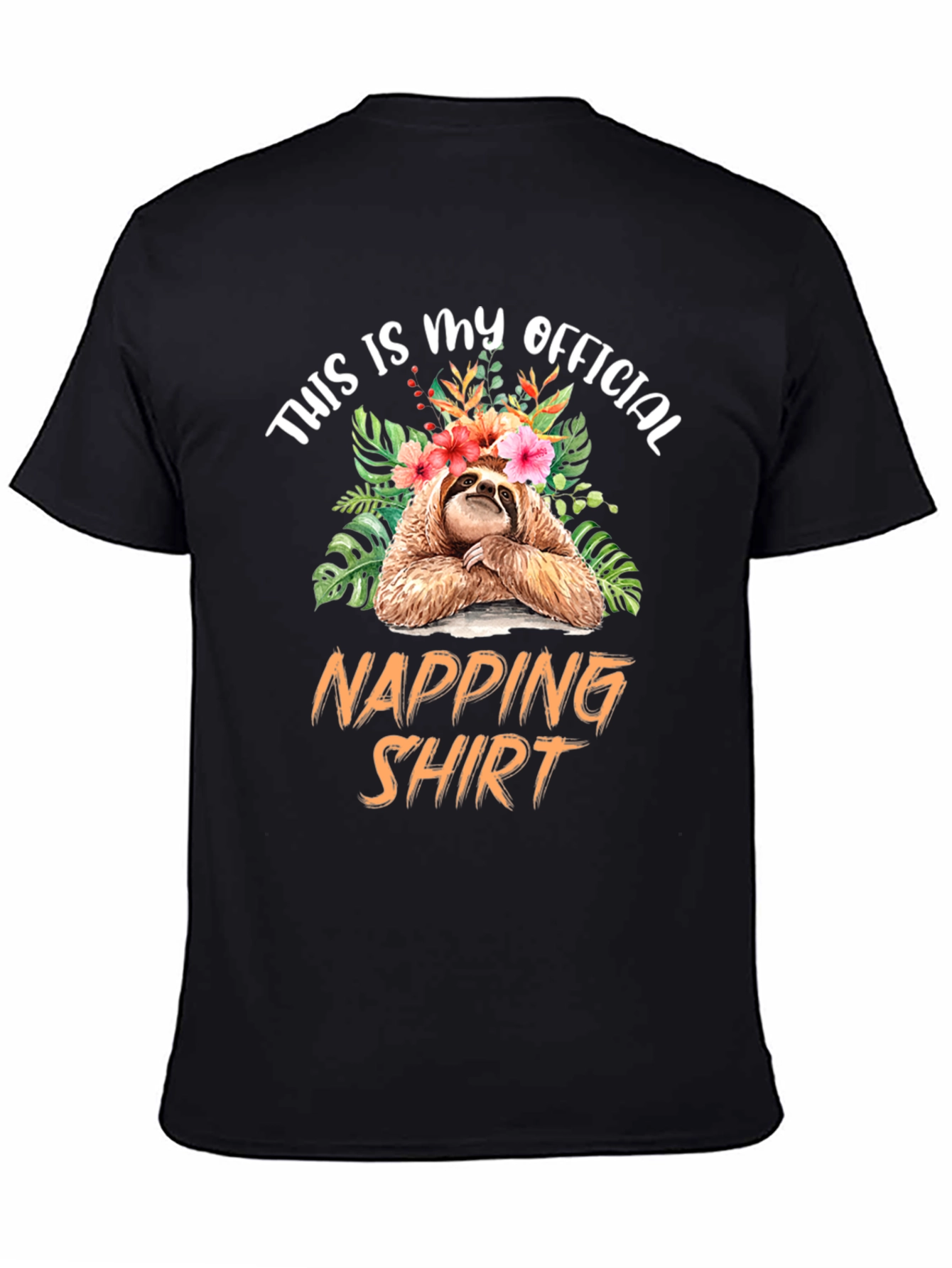 Sloth Napping Shirt - Funny Graphic Tee