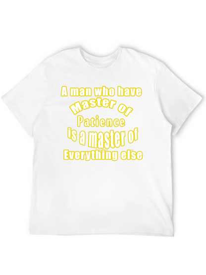 Master of Patience Black Graphic T-Shirt