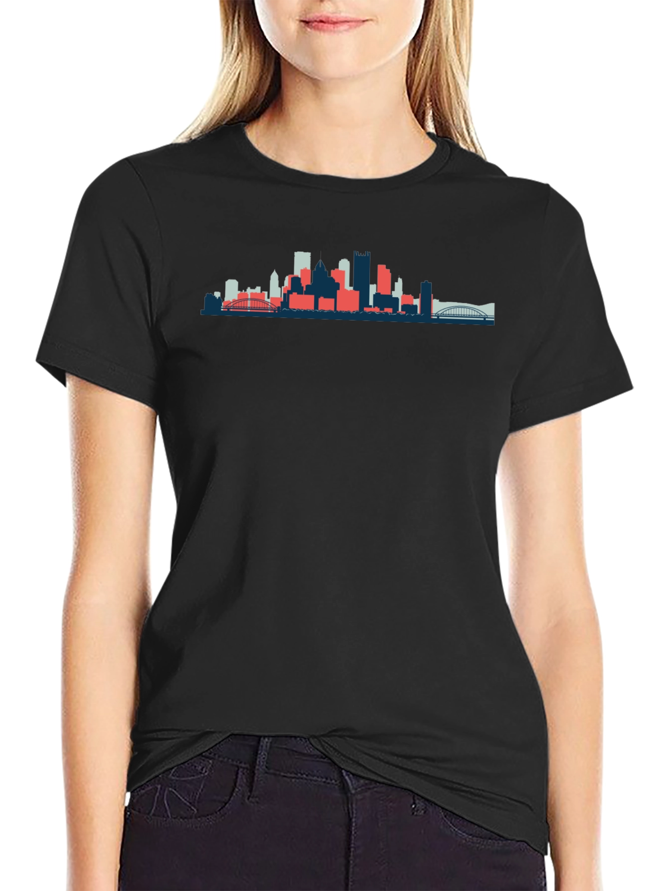 Cityscape Graphic Tee - Modern Style