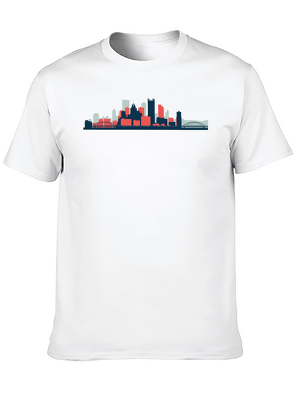 Cityscape Graphic Tee - Modern Style