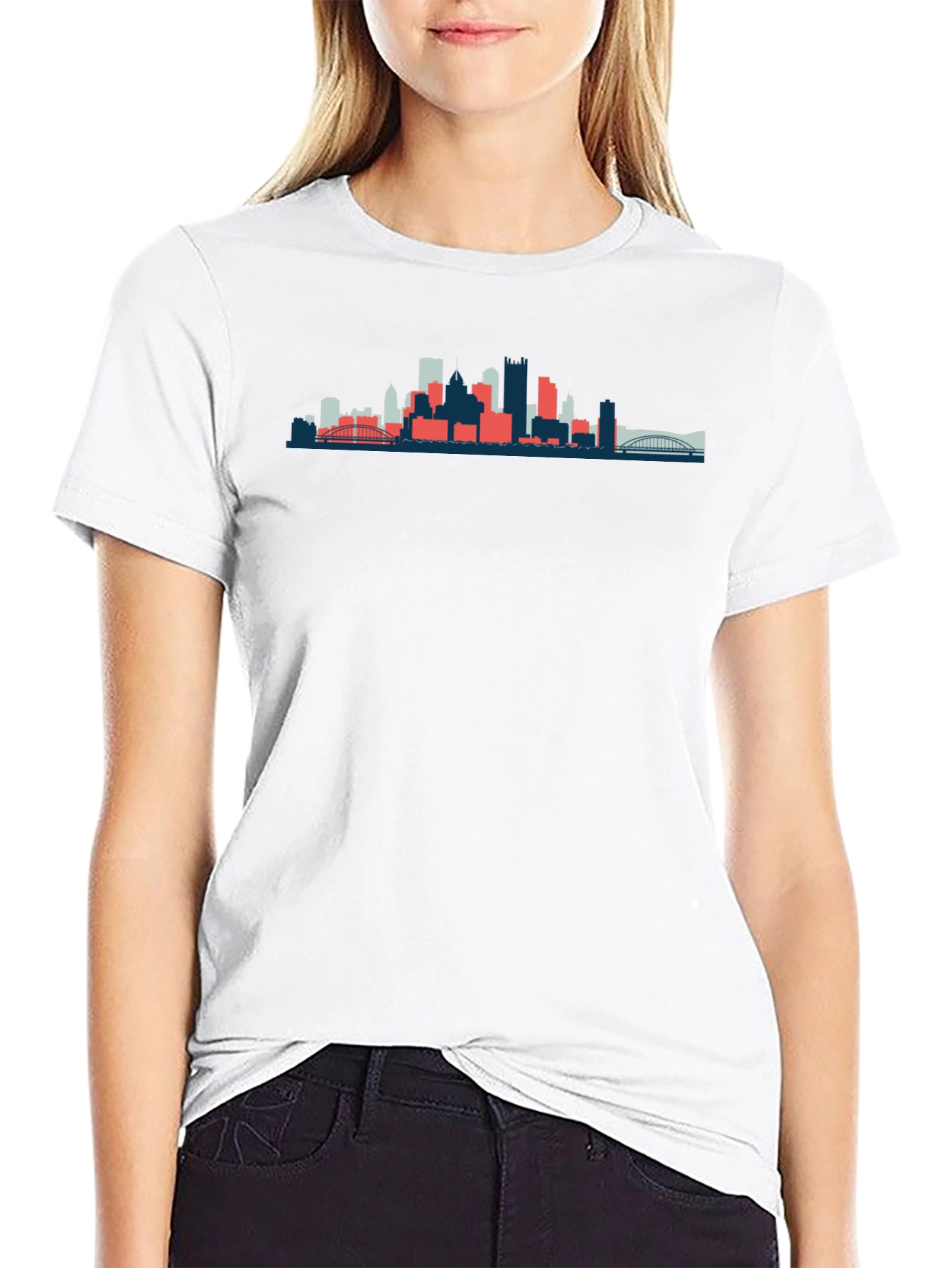 Cityscape Graphic Tee - Modern Style