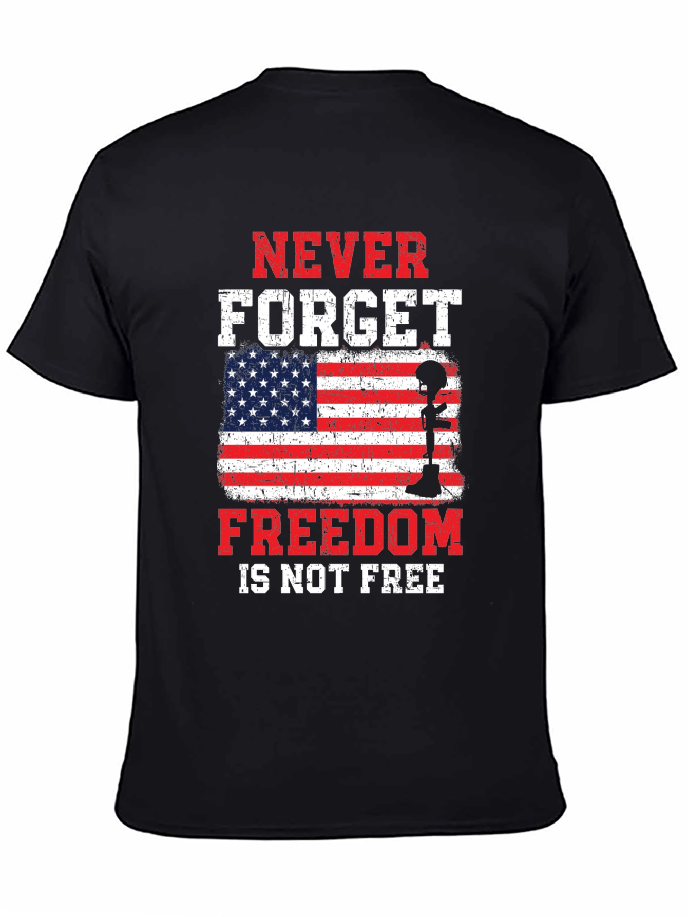 Patriotic Never Forget Graphic Tee
