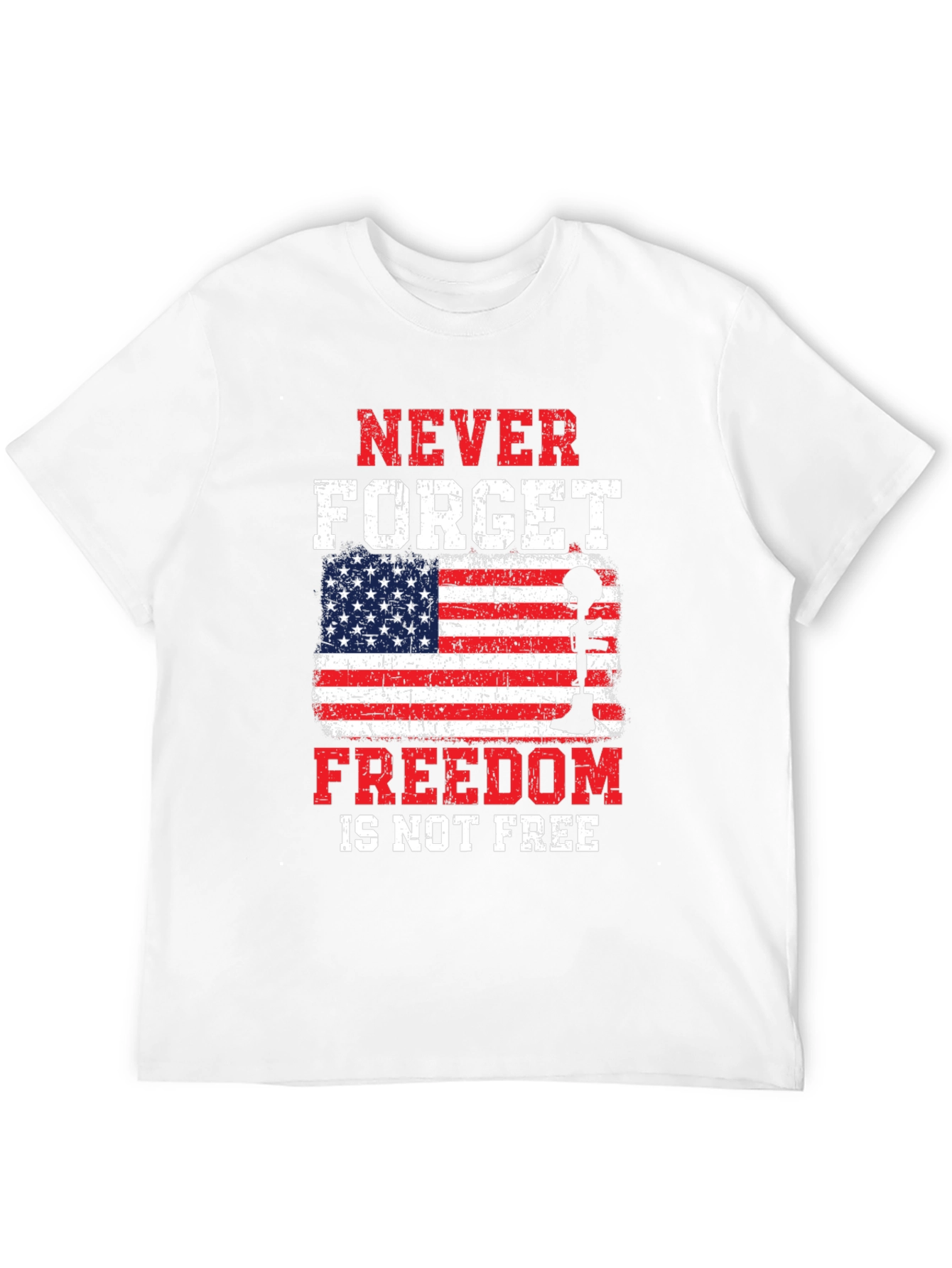 Patriotic Never Forget Graphic Tee