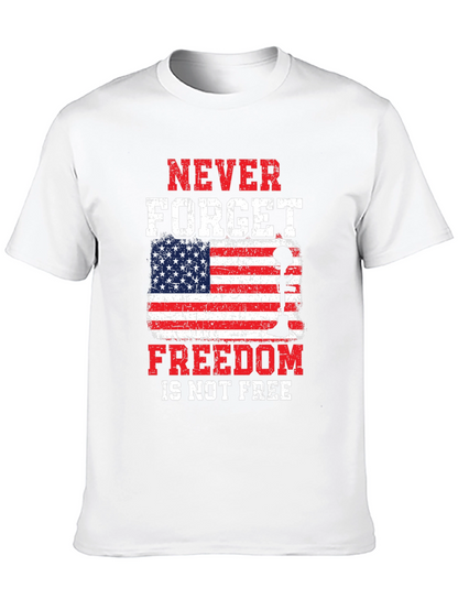 Patriotic Never Forget Graphic Tee