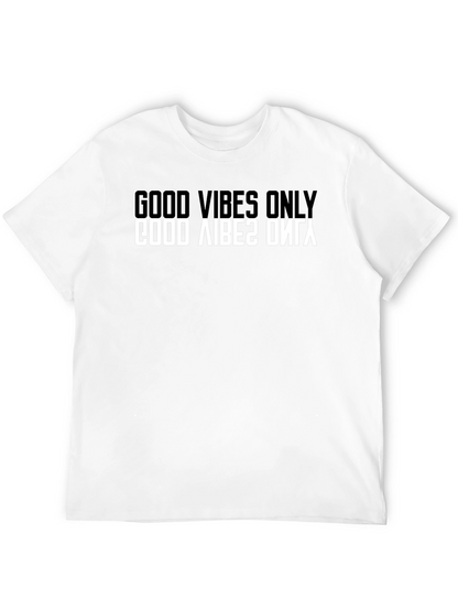 Good Vibes Only Graphic Tee - Mens Black T-Shirt