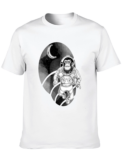 Space Monkey Graphic Tee - Black