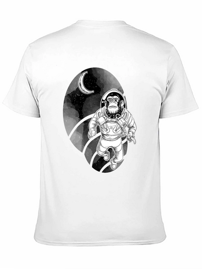 Space Monkey Graphic Tee - Black