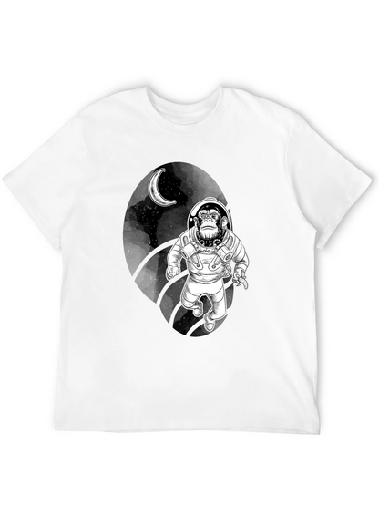 Space Monkey Graphic Tee - Black