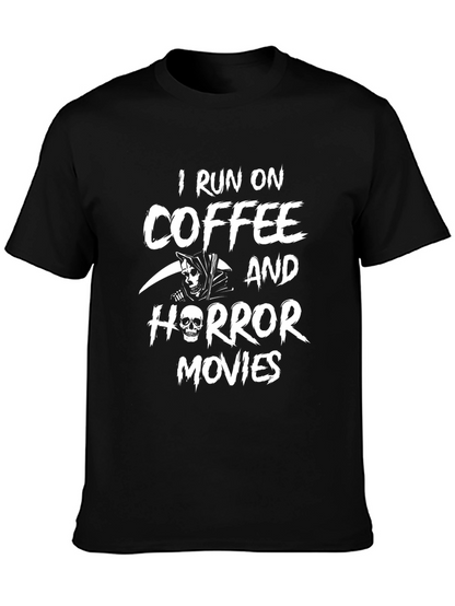 Coffee & Horror Movies T-Shirt