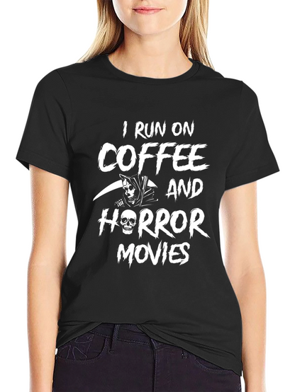 Coffee & Horror Movies T-Shirt