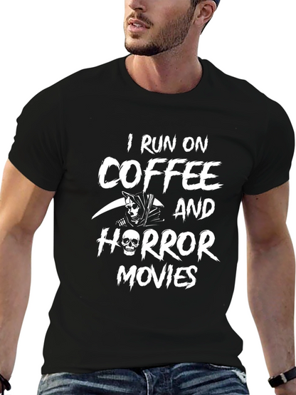 Coffee & Horror Movies T-Shirt