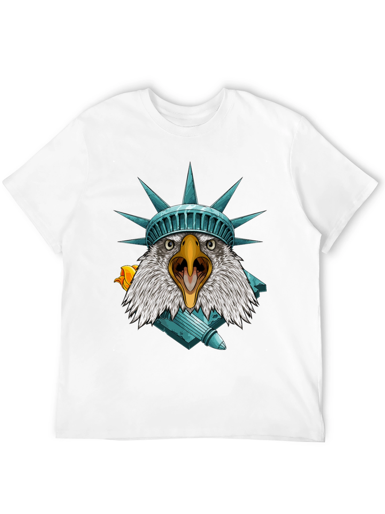 Eagle Statue of Liberty Graphic Tee