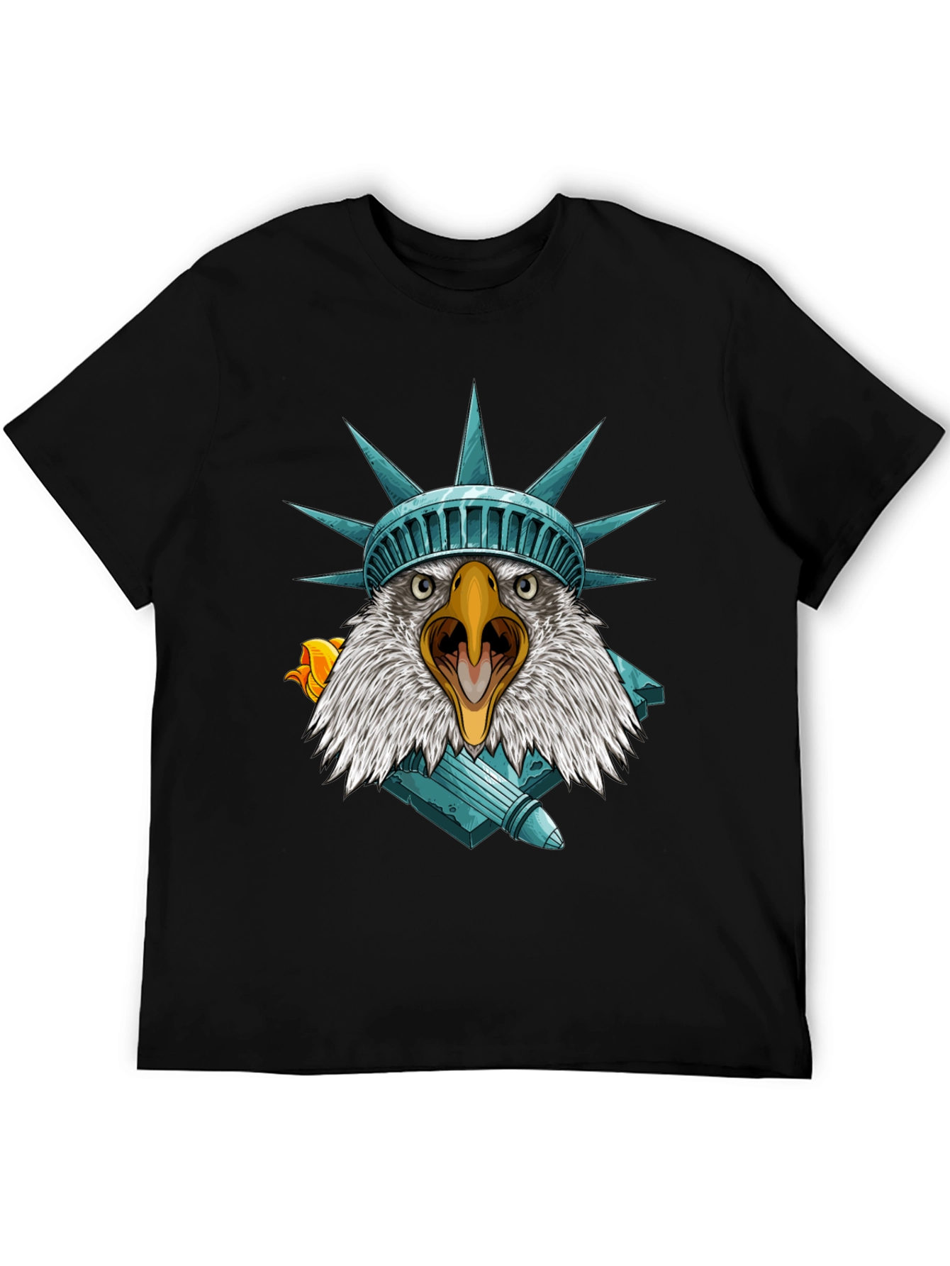 Eagle Statue of Liberty Graphic Tee